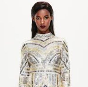 EMBELLISHED SEQUIN DRESS